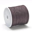 Kép 1/3 - Makramé zsinór - 0,8mm - barna
