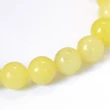 Kép 2/4 - Természetes ásványgyöngy - 8mm - Jáde - Citromos Lime színben  