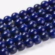 Kép 1/3 - Ásványgyöngy - 6mm - Természetes  Lapis lazuli