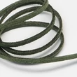 Kép 3/3 - Bőr - 3x1,4mm - hasított - sötét oliva - méteres 