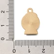 Kép 3/3 - Medál - karácsonyi - hógömb, rénszarvas mintával - fehér, barna és halvány kék színben 19x13x1.5mm