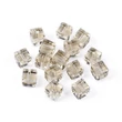 Kép 2/2 - Kristály - 8x8mm - AAA minőségű, fazettált, kocka, halvány tozáz