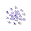 Kép 4/4 - Preciosa® Crystal gyöngy, Emerald, 3mm - Violet AB, 3mm