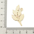 Kép 3/3 - Medál - karácsonyi ág - zöld - piros és világos arany színben 31x21x1mm