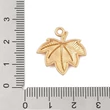 Kép 3/3 - Medál - Őszi falevél, narancs és arany 21,5x21x2,5mm