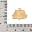 Kép 3/3 - Medál - Kempingfelszerelés, sátor, arany, zöld 16x20.5x1mm