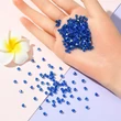 Kép 2/3 - Preciosa® Crystal gyöngy, Capri Blue, 3mm