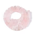 Kép 2/5 - Természetes rózsakvarc kocka, 8,8x8,8mm 