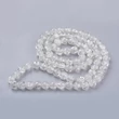 Kép 2/3 - Üveggyöngy - 10mm Crystal színű - robbantott (10db)