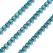Kép 2/3 - Lánc, strasszos - denim színben, 2x2~2.5x2mm (50cm)