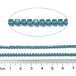 Kép 3/3 - Lánc, strasszos - denim színben, 2x2~2.5x2mm (50cm)