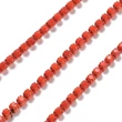 Kép 2/3 - Lánc, strasszos - jácint színben, 2x2~2.5x2mm (50cm)