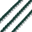 Kép 2/3 - Lánc, strasszos - smaragd színben, 2x2~2.5x2mm (50cm)