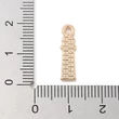 Kép 3/3 - Medál - világítótorony charm, piros, 18x5x1.5mm, zománc - ólommentes és kadmiummentes!