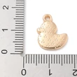 Kép 3/3 - Medál - kacsa charm, arany, 15x12.5x1.5mm, zománc - ólommentes és kadmiummentes!