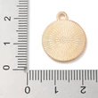 Kép 3/3 - Medál - csillag, medálion alakban, fekete-arany, charm, 20x16.5x1mm, zománc - ólommentes és kadmiummentes!