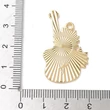 Kép 3/3 - Medál - hangszer, gitár, virágos charm, arany, 35x20x1mm, zománc - ólommentes és kadmiummentes!