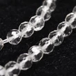 Kép 3/3 - Ásványgyöngy - természetes Hegyikristály, csiszolt, gömb, 4mm