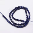 Kép 2/3 - Ásványgyöngy - természetes Lápis Lazuli, gömb csiszolt, 4mm