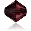 Kép 3/3 - Swarovski Bicone - BURGUNDY - 4mm - 5328