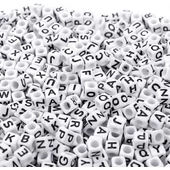 Kocka alakú betű gyöngy