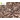 Gekko - 3x5mm - Cseh préselt szirom gyöngy - Jet Etched Bronze - 23980/14415E
