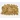 PRECIOSA MC Bicone - 4mm - CRYSTAL AURUM FULL - 00030-26200