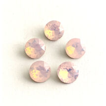 Kristály - 8mm - kerek - kaboson - Rose Water Opal