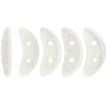 Félhold gyöngy - 10x3mm - Snow Shimmer - S20C02010