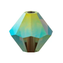 Preciosa bicone 4 mm smoked topaz ab