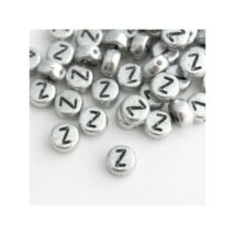 Ezüst betű gyöngy - Z