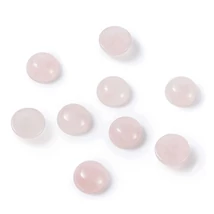 Természetes Ásvány kaboshon - 11x5mm - Rózsakavarc