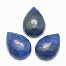 Természetes ásvány kaboson - lápis lazuli - 25x18mm - csepp alakban