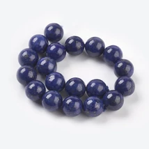 Ásványgyöngy – Természetes -  Lapis lazuli - 10mm