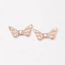 Angyalszárny – 14x7x3mm – rózsaarany színben – NIKKELMENTES