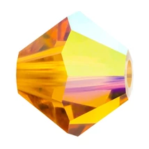 Preciosa® Crystal Beads - 3mm - Topaz AB,