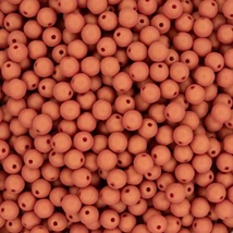 Cseh Préselt Gyöngy - 3mm - Alabaster Terracotta Blaze - 29775