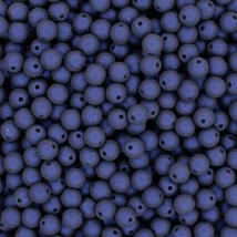 Cseh Préselt Gyöngy - 4mm - Alabaster Moonlight Blue - 29782