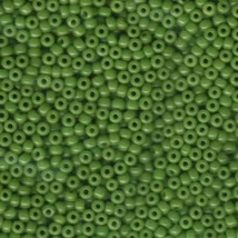 Kásagyöngy - Miyuki - 8/0 - OPAQUE JADE GREEN - 411