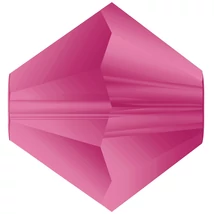  Preciosa® Crystal bicone gyöngy, Fuchsia Matt, 4mm