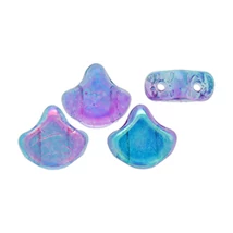 Ginkgo -  7.5 x 7.5mm -  SUMMER RAINBOW Light Blue - 48123