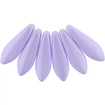 Lándzsa (szirom) Cseh préselt üveggyöngy - 5x16mm - Powdery - Pastel Purple
