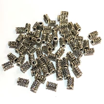 Fém köztes gyöngy - 7x5mm - henger formában - Nikkelmentes! 
