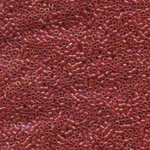 Miyuki delica - 11/0 - OPAQUE RED AB - 162