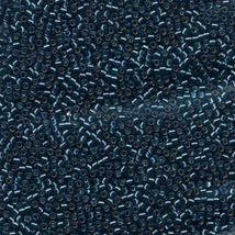 Miyuki delica - 11/0 - SILVER LINED BLUE ZIRCON DYED - 0608