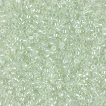 Miyuki Delica - 11/0 - Transp Pale Green Mist Luster - 1474