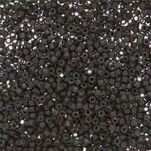 Miyuki delica - 11/0 - Opaque Dyed Charcoal - 2368 - TARTÓS BEVONATTAL!
