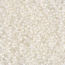Miyuki Delica - 11/0 - Pearl Lined Transparent Pale Beige AB - 1701