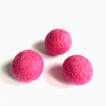 Filc golyó- Pink színben