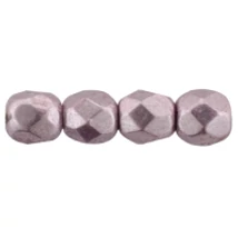 Cseh Csiszolt - 3mm -Sueded Gold Blackened Pearl - 08A10